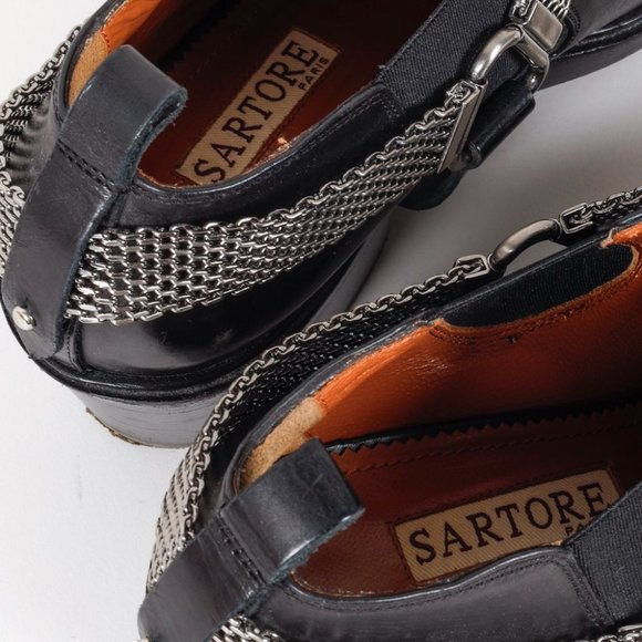 Sartore - Leather Western Ankle Boots - Picture 8 of 9